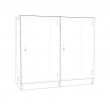 Lockers 2 Doors - Bank of 1 x High & 2 x Wide